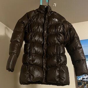 The North Face Dark Brown Down Jacket
